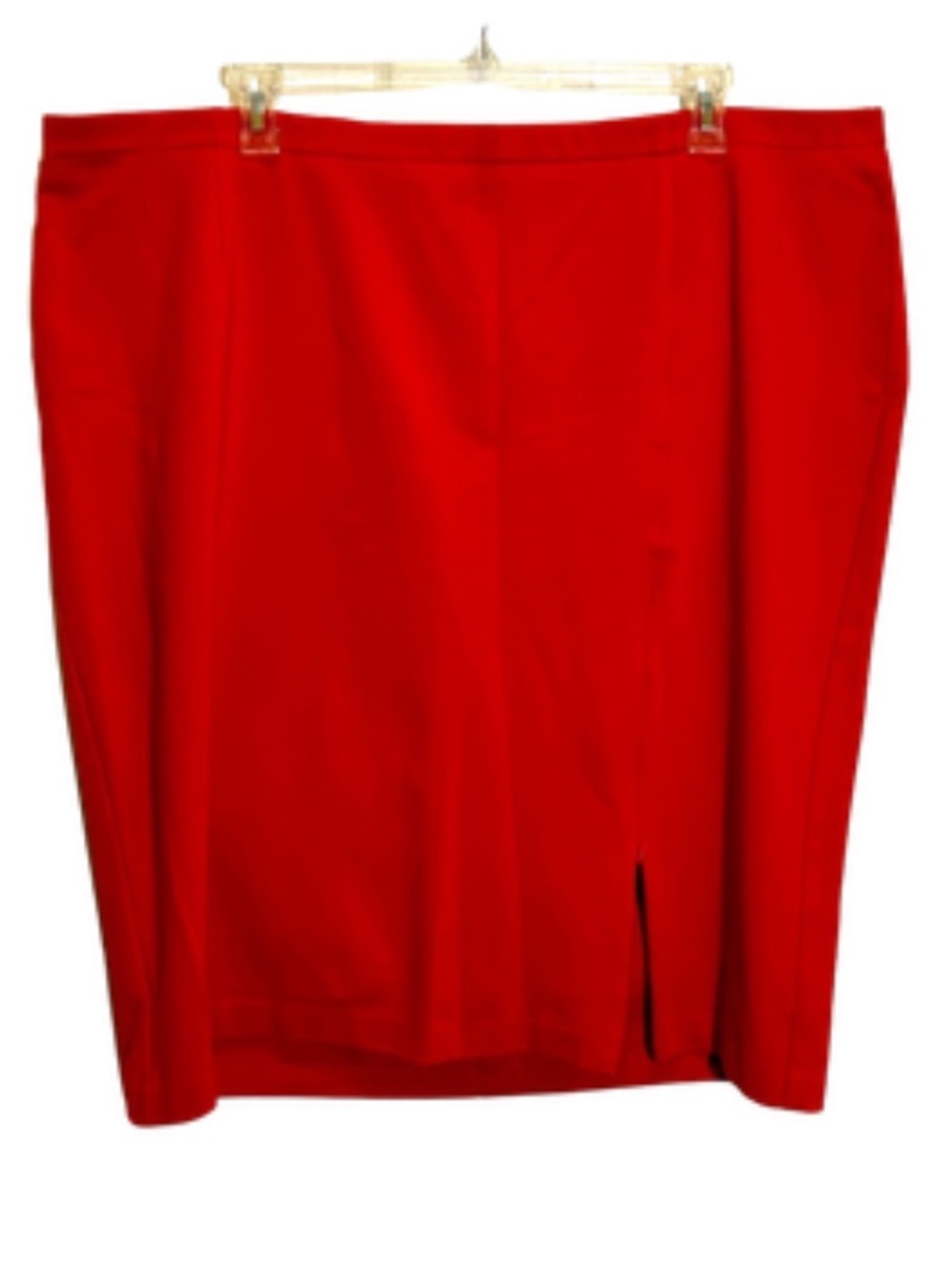 Lane Bryant Vibrant Red Pencil Skirt, Size 26